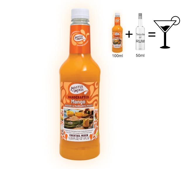 MASTER OF MIXES handcrafted coctail mixer Mango 1L – Daiquiri & Margarita