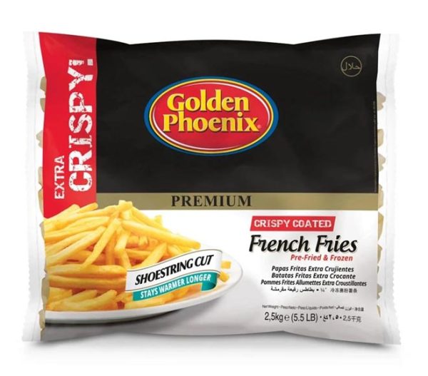GOLDEN PHOENIX Crispy Coated French Fries 2.5kg