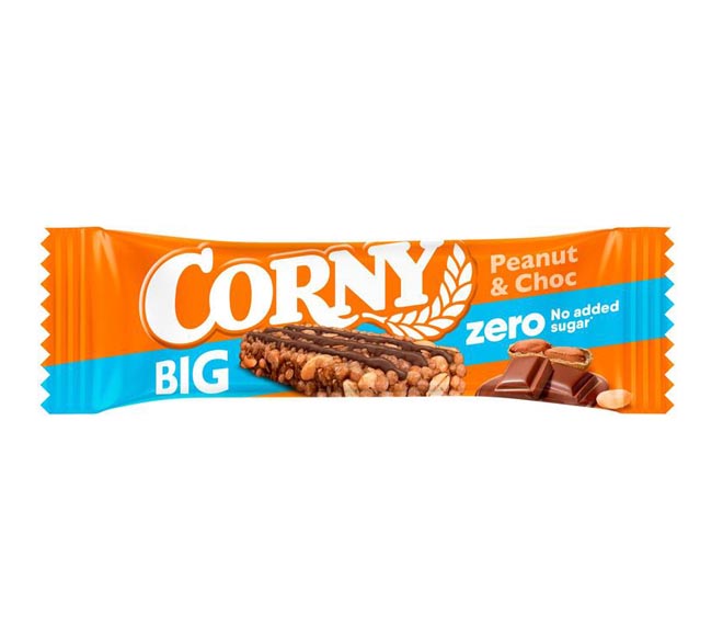 CORNY bars zero no added sugar 40g – Peanut & Choc