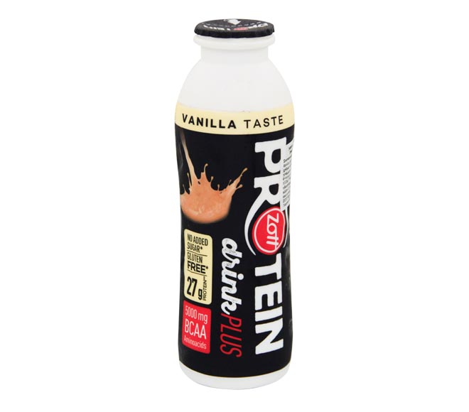 ZOTT Protein 27g Drink Plus 250ml – Vanilla (No added sugar / gluten free)
