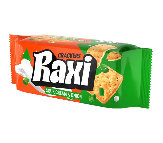 RAXI crackers 72g – Sour Cream & Onion
