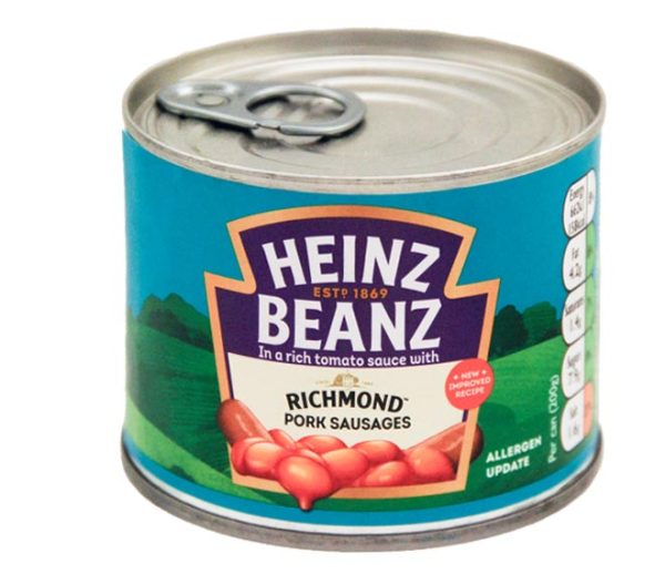 HEINZ Baked Beans with Richmond pork sausages 200g