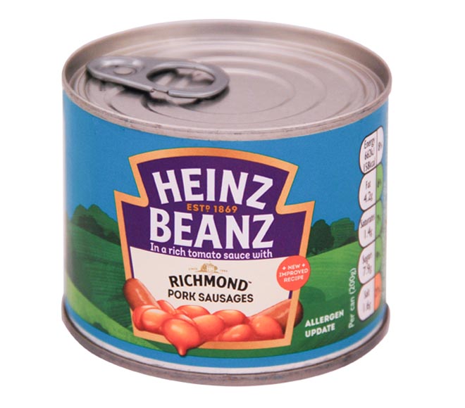 HEINZ Baked Beans with Richmond pork sausages 200g