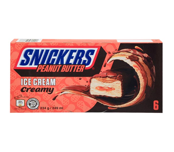 ice cream SNICKERS Peanut Butter 6X39g