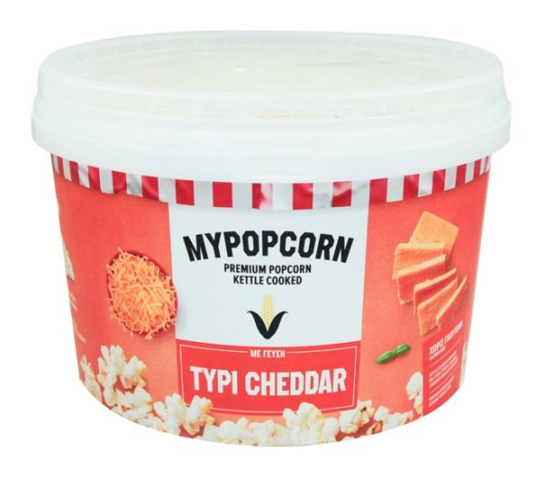 MYPOPCORN Premium Popcorn Kettle Cooked 185g - Cheddar Cheese