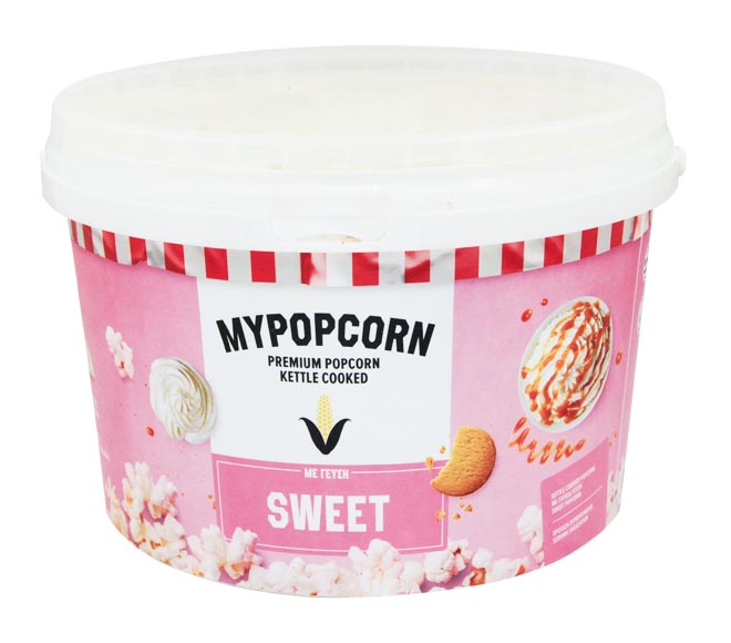 MYPOPCORN Premium Popcorn Kettle Cooked 185g – Sweet