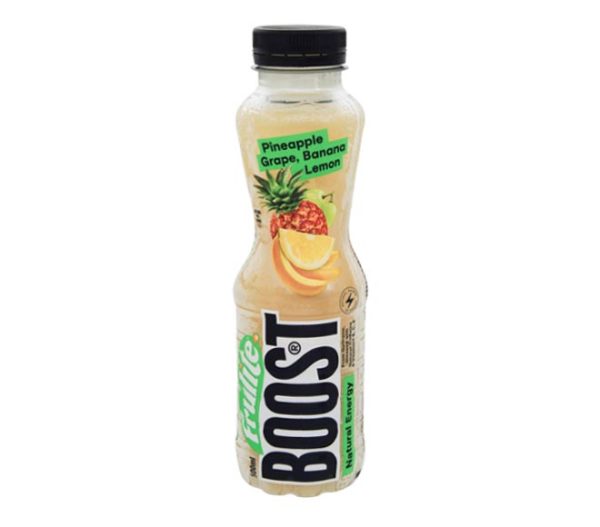 FRULITE Boost Natural Energy Drink 500ml Pineapple Grape Banana Lemon
