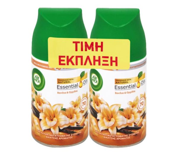 AIR WICK Freshmatic refill spray 2X250ml - Vanilla & Orchid