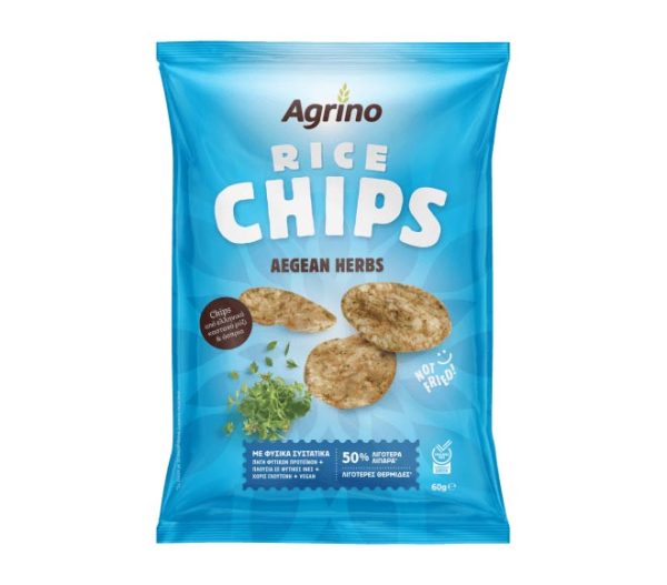 AGRINO rice chips 60g - Aegean Herbs