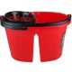Mop bucket 16L with 2 Compartments, Wheels & Wringer
