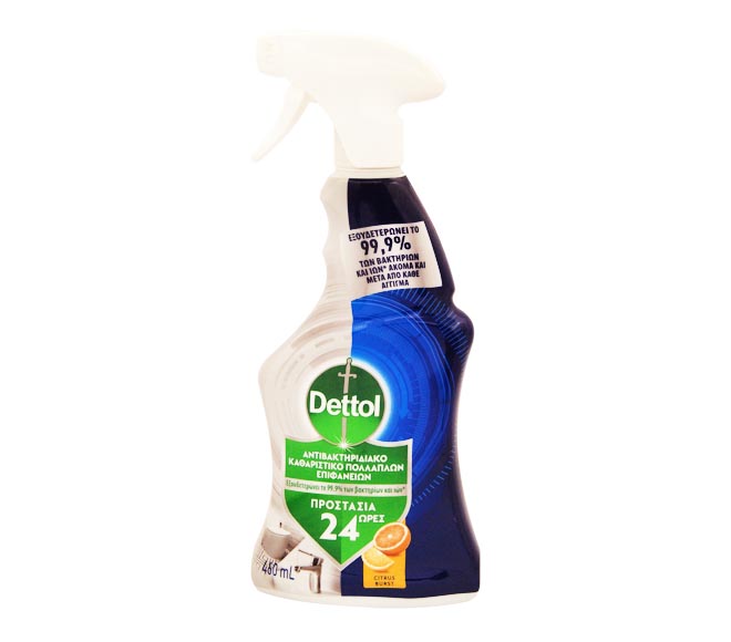 DETTOL Surface Cleanser Antibacterial spray 24h protection 460ml – Citrus Burst