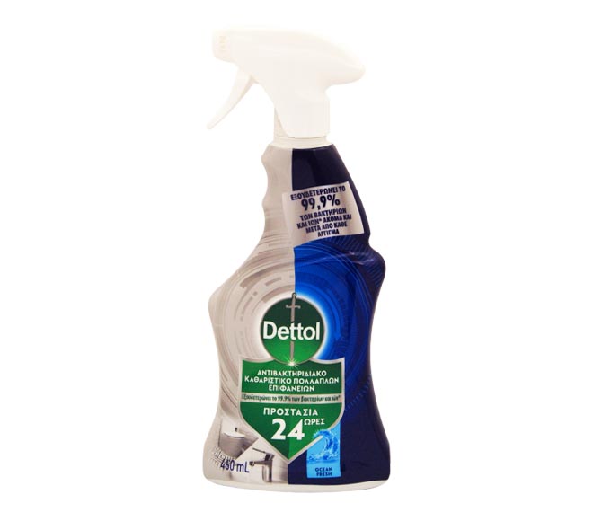 DETTOL Surface Cleanser Antibacterial spray 24h protection 460ml