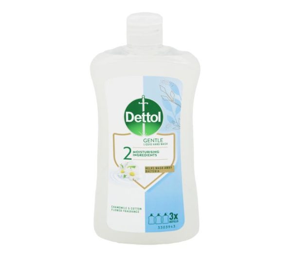 DETTOL Liquid hand wash moisturising ingredients refill 750ml - gentle
