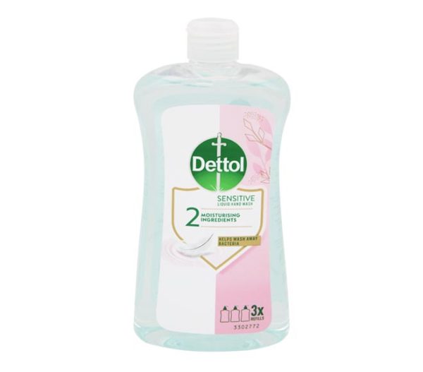 DETTOL Liquid hand wash moisturising ingredients refill 750ml - sensitive