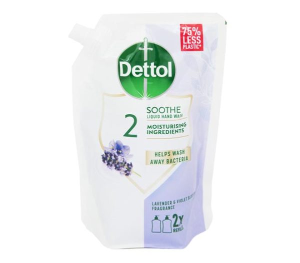 DETTOL Liquid hand wash moisturising ingredients refill 500ml - soothe