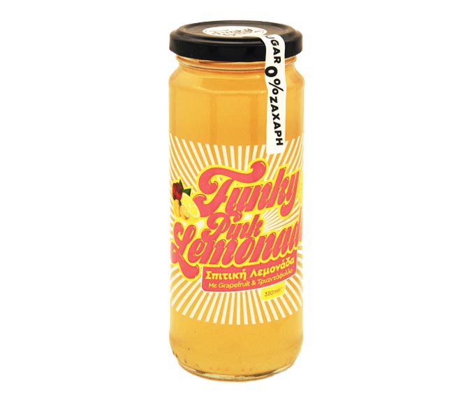 FUNKY PINK LEMONADE home lemonade 350ml – Grapefruit and Rose