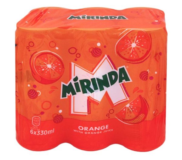 can MIRINDA orangeade 6x330ml