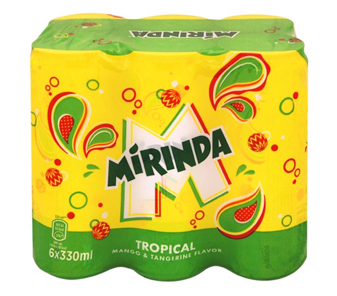 can MIRINDA tropical fruits 6x330ml