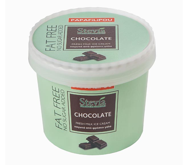 ice cream PAPAFILIPOU no sugar added with stevia 150ml – Chocolate