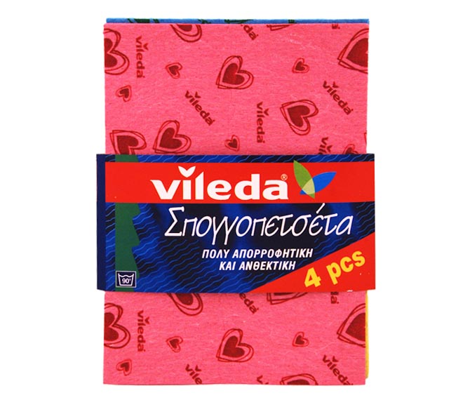 sponges towel VILEDA 26 x 20cm 4pcs