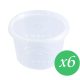 CATERWAYS frigo round container 660cc & lid 6pcs