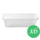 CATERWAYS frigo rectagular container 500cc & lid 6pcs