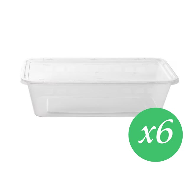 CATERWAYS frigo rectagular container 500cc & lid 6pcs