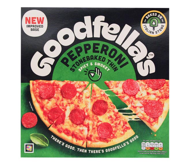 GOOD FELLAS Pizza Pepperoni 332g – stonebaked thin