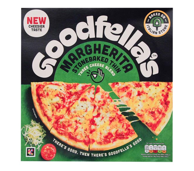 GOOD FELLAS Pizza Margherita 334g –  – stonebaked thin