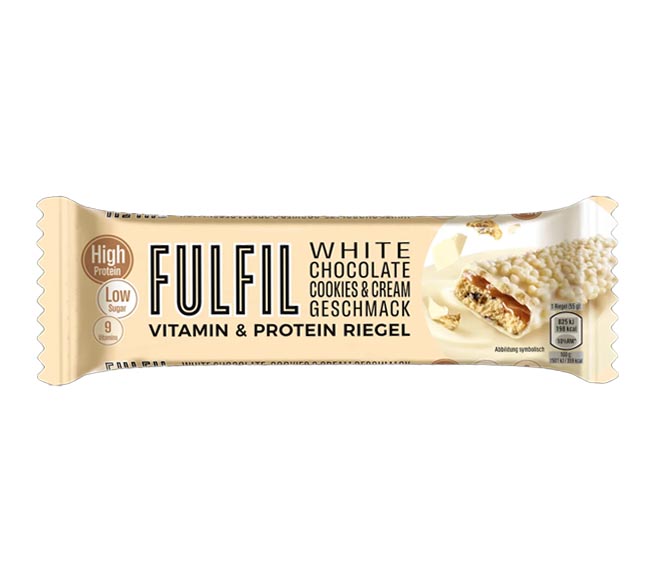 FULFIL bar Protein & Vitamin 55g – White Chocolate Cookies & Cream