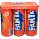 can FANTA orange 6x330ml (30% less sugar)