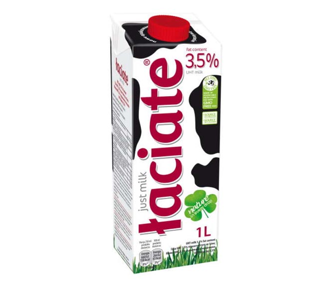 long life TACIATE milk 3.5% fat 1L