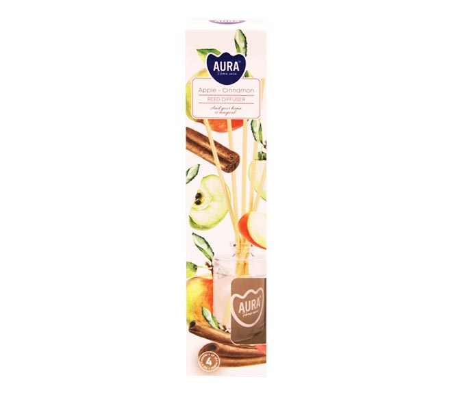 AURA Reed Diffuser 45ml – Apple Cinnamon