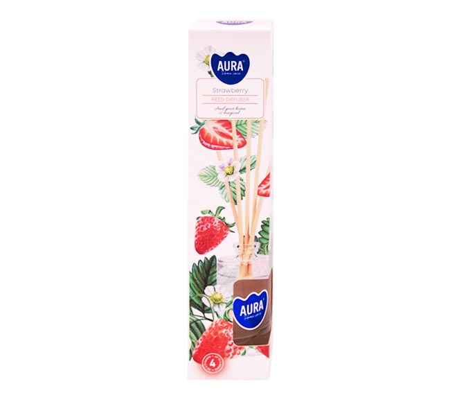 AURA Reed Diffuser 45ml – Strawberry