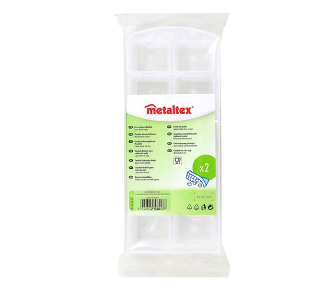 METALTEX ice cube tray with lid
