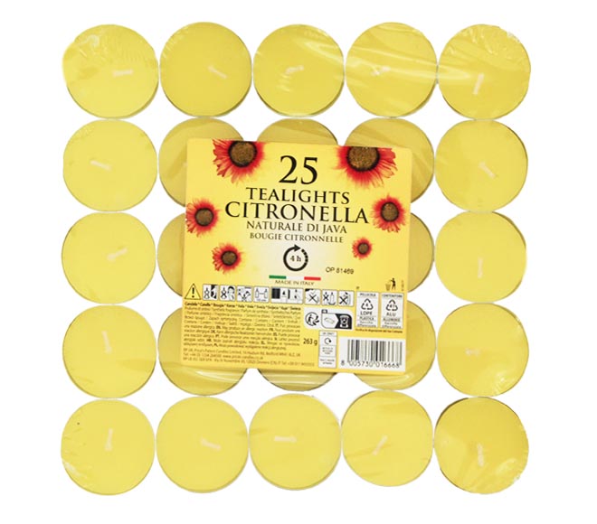 CITRONELLA Tealights  25pcs