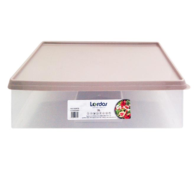 LORDOS plastic container 3000ml