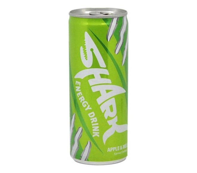 SHARK energy drink 250ml – apple & melon