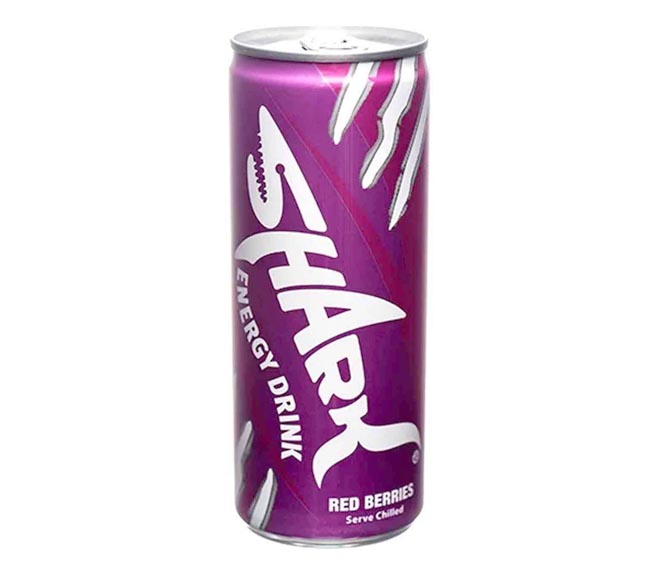SHARK energy drink 250ml – red berries