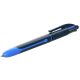 pen BIC 4 colours smooth 4 ball pens 1.0mm dark & light blue