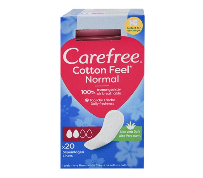 CAREFREE cotton feel normal 20pcs