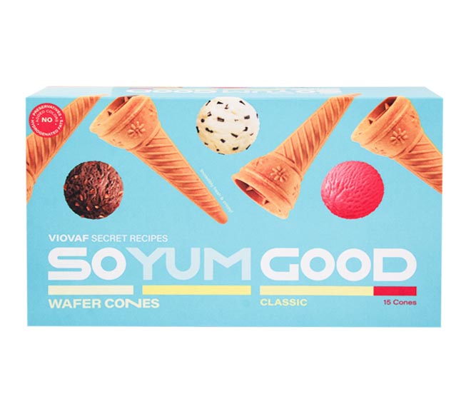 SO YUM GOOD waffle cones 15pcs 57g – Classic
