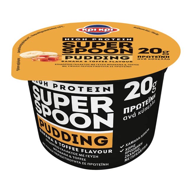 KRI KRI Super Spoon high protein 200g – Banana & Toffee Flavour