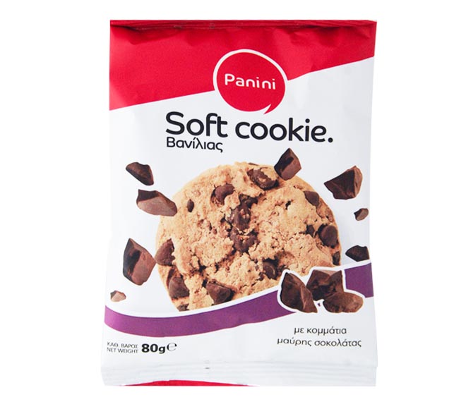 PANINI Soft Cookie Vanilla 80g – Chocolate Chunks