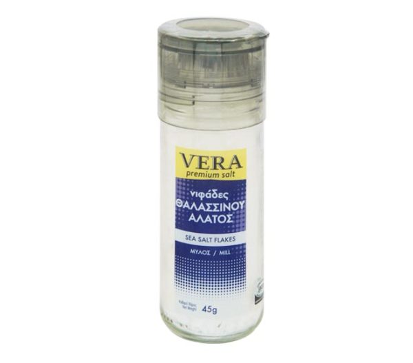 VERA grinder sea salt flakes 45g