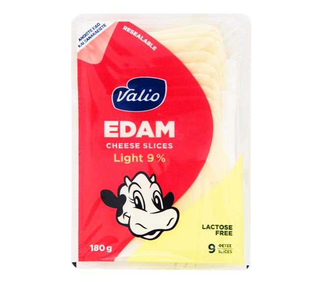 cheese VALIO Edam light 9% 9 slices 180g – lactose free