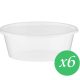 CATERWAYS frigo round container 250cc & lid 6pcs