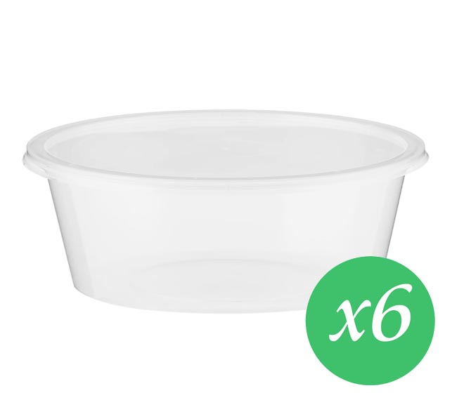 CATERWAYS frigo round container 250cc & lid 6pcs