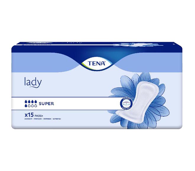 TENA lady protect+  pads (15pcs) – Super