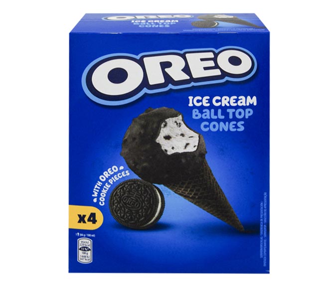ice cream OREO ball top cones 4x100ml